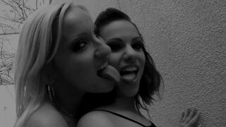 GinnaBrigitta with LiaFire Lauro Giotto and Frank Gun Titus Metallic Cumswap Cum drink, Euro Tease#1