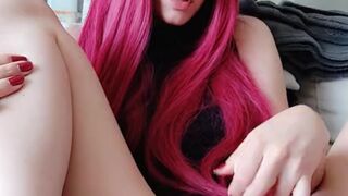 Redhead Egirl screws herself with her sex-toy(full vid on my 0nlyfans/ManyVids)