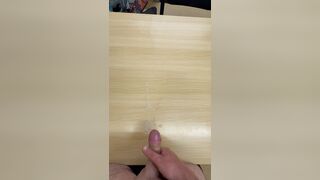 Getting Wet In Coarse Desk Snatch