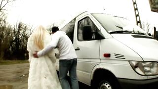 Maddy, Nick Lang, Teaser#two - European Screw - Comedy outside in the village at a car parts park