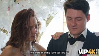 VIP4K. Explore an exhilarating compilation of ardent brides enjoying private moments on their wedding day