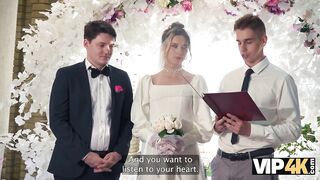 VIP4K. Explore an exhilarating compilation of ardent brides enjoying private moments on their wedding day