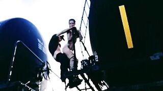 Taut pink snatch gets priceless side ways screw