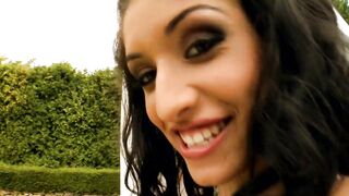 Izabella de Cruz with Lauro Giotto, European Playgirl Cunt banging, outdoor, Bikini, Creampie Tease#two