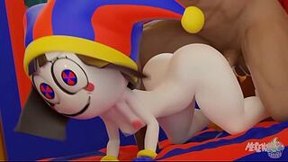 Pomni banging indeed hard and precious in the digital circus