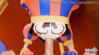 Pomni banging indeed hard and precious in the digital circus