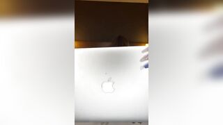 three hawt black lesbos partying and licking twat in hotel room