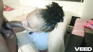 COFFEE SKIN COLOR BLACK Sucking Large Cock Neighbour For Amateur Oral pleasure Deepthroat Content Homemade