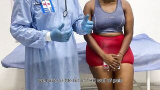Doctor makes patient squirt during routine consultation