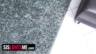 SisLovesMe - Stepbro sneaks on his stepsis Alex Blake during the time that this babe masturbating in the shower