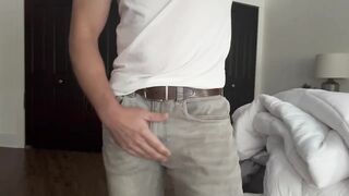 Soaking My Boxers in Oil – Thick Mushroom Head Gooning & Bawdy Jizz flow ?