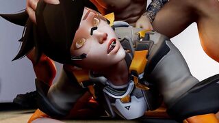 Hanzo Riders Tracer's Booty Hard - Overwatch Parody