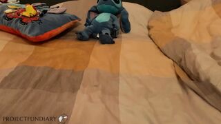 1st time DP with Stepdaddy and a vibrator