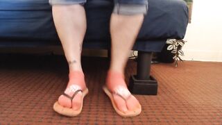 Watermelon Red Flipflops Red Ankle Socks