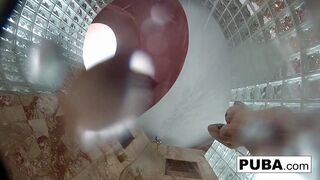 Sexy and Breasty Playgirl Likes Filming Herself in the Shower