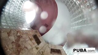 Sexy and Breasty Playgirl Likes Filming Herself in the Shower