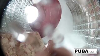 Sexy and Breasty Playgirl Likes Filming Herself in the Shower