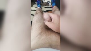 Hard Jerk off Fills Her Booty With Thick Cum