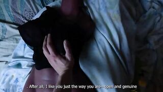 That babe's so sweetly trying not to show that that babe's experiencing an climax beneath the skillful hands of her stepson that u wanna screw her even harder