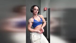 Casting and creampie for a little eighteen-year-old teen