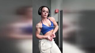Casting and creampie for a little eighteen-year-old teen