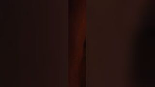 Lengthy Red Costume Disrobe Tease