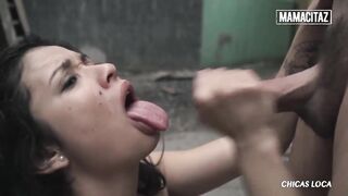 Brunette hair Hottie Jade Presley Drilled in Abandoned Building by Hairless Chap - Mamacitaz
