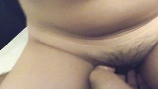 POV surprise BJ turns to doggy position sex and BIGGEST CREAMPIE - Lover on the road