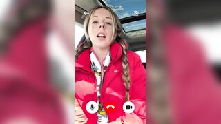 Facetime JOI from my car!! Public climax instruction!