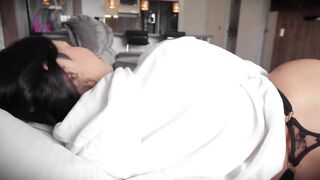 I share a daybed with my roommate, but I don't formust entice him and screw him hard like a whore.