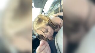 Quick bj outside the bar