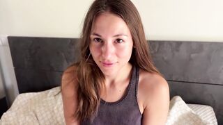 Caught Masturbating with a Zucchini – Neighbour Cums in My Unshaved Pussy Instead