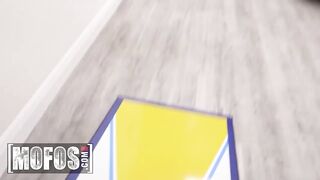 MOFOS - Krissy Knight Gets Nasty In A Dorm Room And Tries Hard To Keep The Noise Down