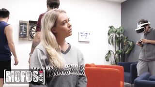 MOFOS - Krissy Knight Gets Nasty In A Dorm Room And Tries Hard To Keep The Noise Down
