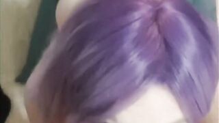Marie Jane Comics cosplay beauty POV swallows hard jock and says thank u!!!