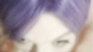 Marie Jane Comics cosplay beauty POV swallows hard jock and says thank u!!!