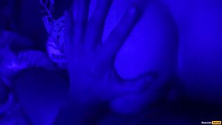 Stepbrother and Stepsister share a daybed until cum