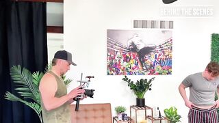 Micky Mallato behind-the-scenes screw with Kane Hardy
