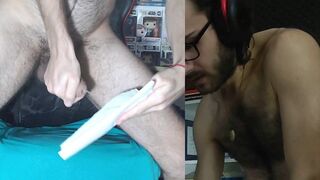 Large load from a homo Argentine man. Homemade amateur, unshaved.
