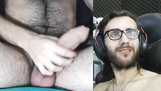 Large load from a homo Argentine man. Homemade amateur, unshaved.