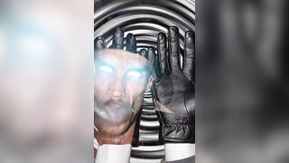Oregonleatherboy Hypnosmoke Spiral Glove "Yeah Taskmaster" Mind Melt Meditation