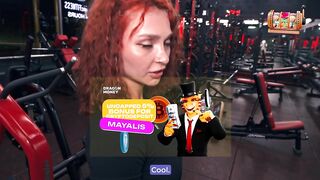 Personal Gym Coach Pumps My Schlong DRY
