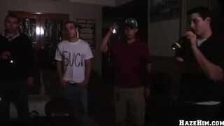 GAYWIRE - At A Wild Frat Party, A Daring College Chap Takes On A Cheering Crowd