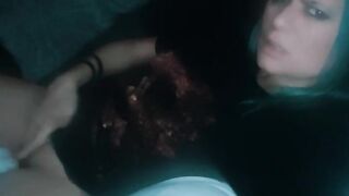 Obscene-Talking Floozy Likes Rubbing Snatch