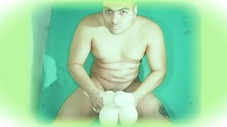 Tit Screw - Anal Screw - Small - Sex Doll - Green - Number 1 - Tit Job