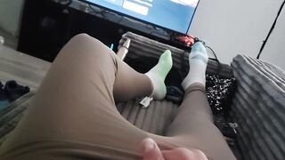 Intensive Solo Masturbation Results In Wild Cum For Wearingpink