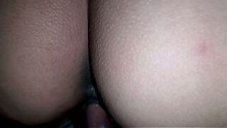 Schoolgirl films herself having sex after school and gets left leaking with creamy milk