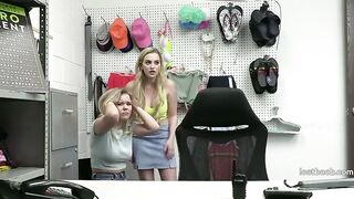 Store Guard Collects Oral job Payment From Breasty Shoplifters