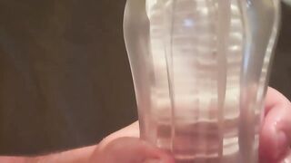 pounding ma transparant fucktoy - double spunk fountain