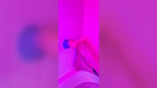 Tattooed sweetheart gives foot Job to recent pink vibrator in the bathtub :)- Full vid on OF